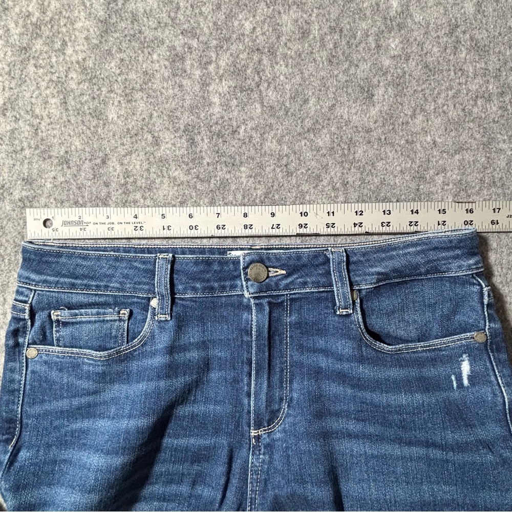 Paige Womens Medium Wash Distressed Verdugo Ankle Jeans Siz e30 - Picture 12 of 15